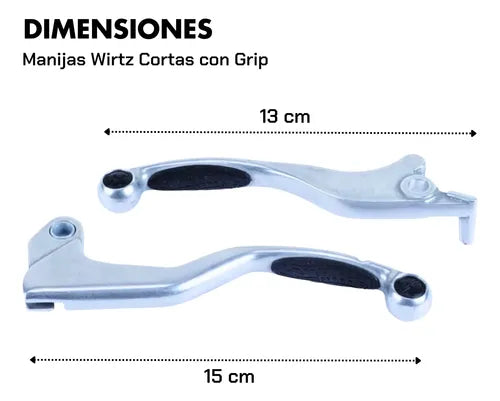 Manubrio Wirtz Modelo 256 Para Moto Negro