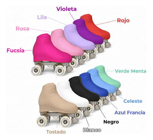 Cubrebotas para Patín Artístico de Lycra Fucsia Talle 3 · 16993 · foto 02