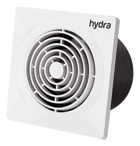 Extractor Aire 4 Hydra Cocina Baño Silencioso 12w Potencia B Color Blanco