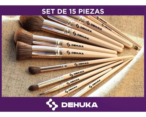 Set de 24 Brochas de Maquillaje Dehuka con Estuche Marrón · 17641 · foto 06