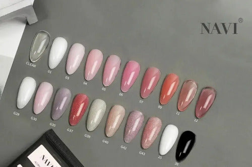 Polygel Acryl Gel Navi 60ml para Uñas Esculpidas Clear 001 · 17404 · foto 03