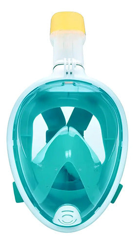 Máscara de Snorkel Full Face con Soporte para Cámara Talle L-XL Verde · 16914 · foto 03