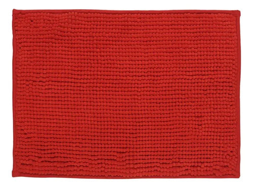 Alfombra Amalfi Microfibra Shaggy 45x33 Cm 45 Cm 33 Cm Rojo