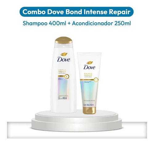 Combo Shampoo y Acondicionador Dove Bond Intense Repair 300 Ml · 17744 · foto 01