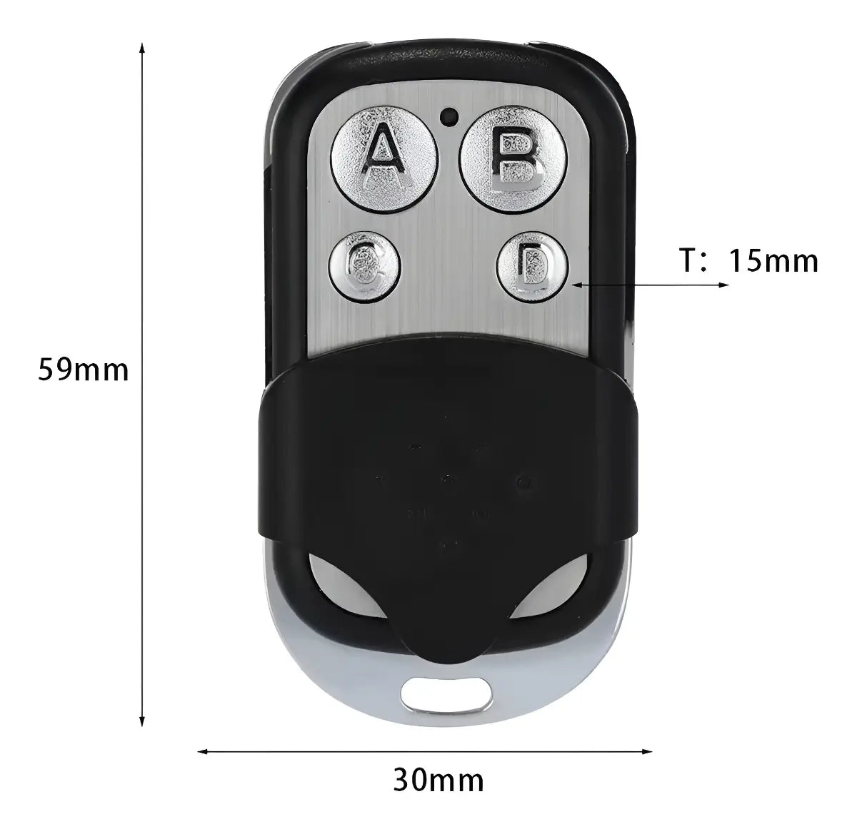 Control remoto universal 433mhz para motor de portón – Compatible con PPA SEG BBS