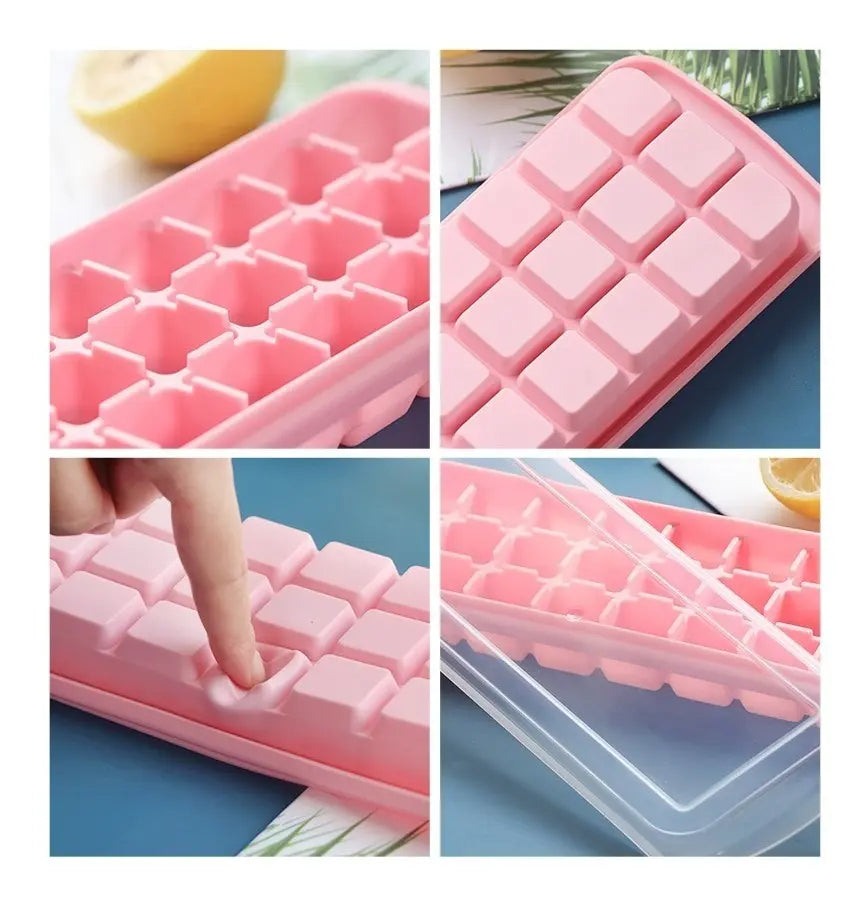 Cubetera De Silicona Con Tapa Smak 24 Hielo