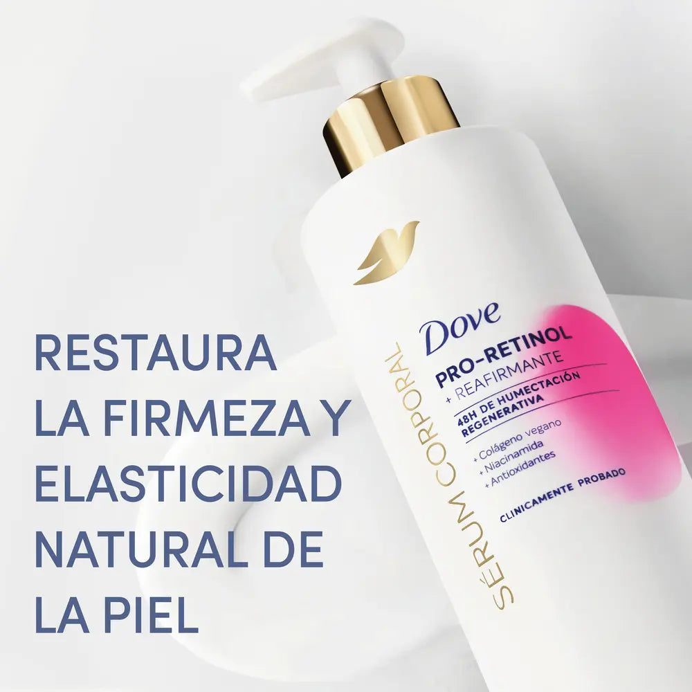 Dove Sérum Corporal Pro-Retinol Reafirmante, Recupera Elasticidad e Hidratación, 400 ml