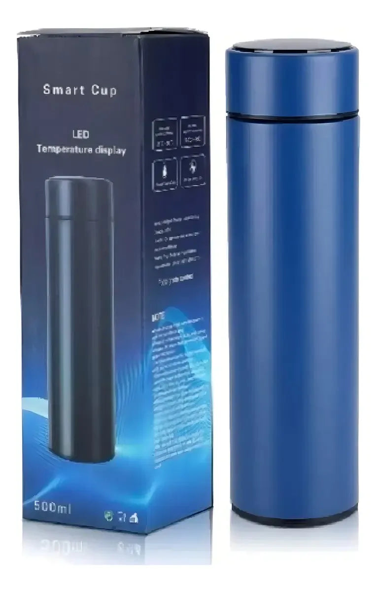 Vaso Termo Inteligente Sensor Digital Temperatura 500ml