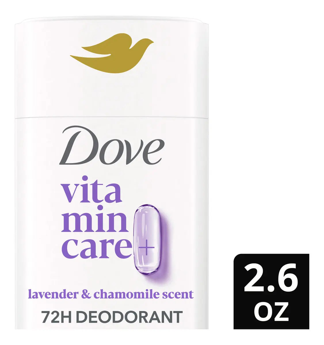 Desodorante Dove Vitamin Care Lavanda Y Manzanilla 72 Hrs