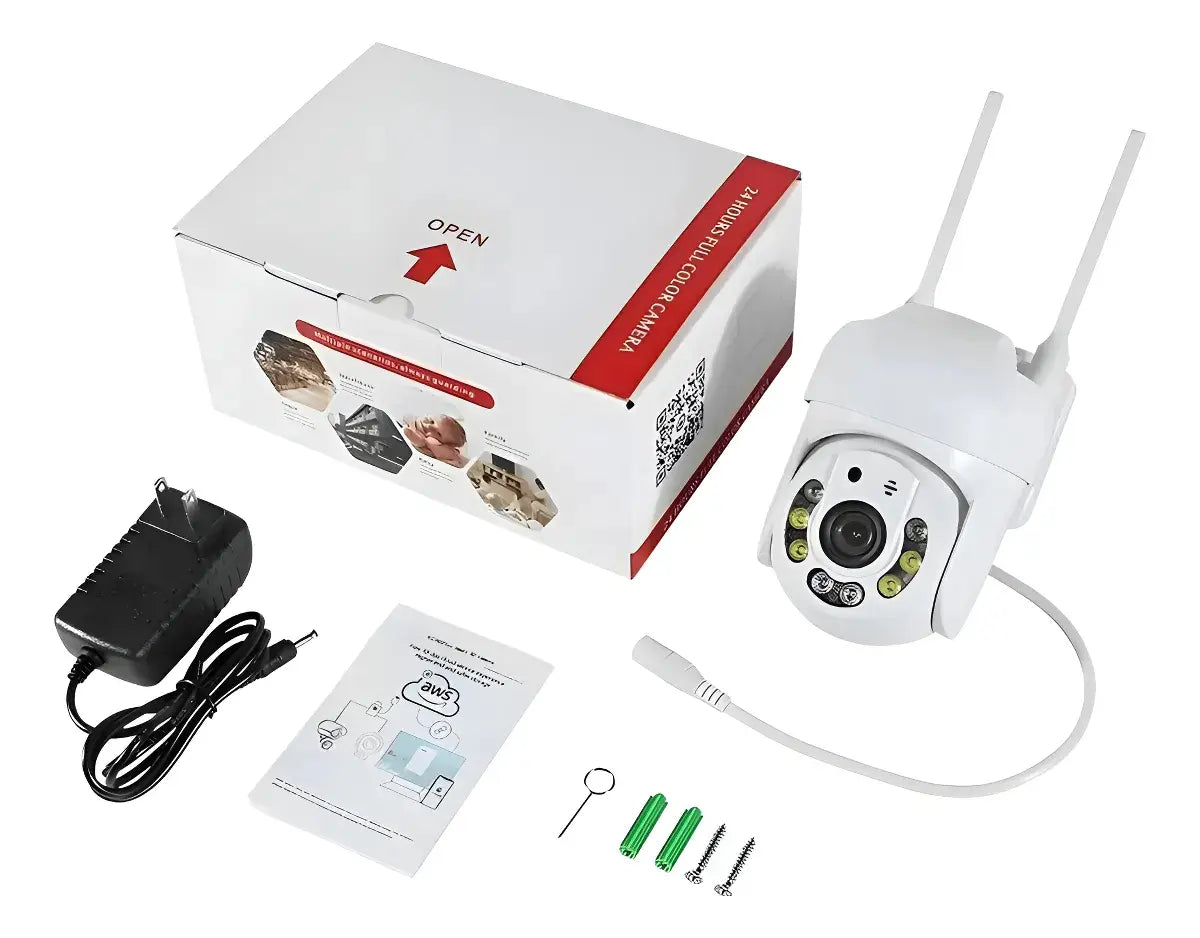 Camara Seguridad Domo 360hd Exterior Wifi Inteligente