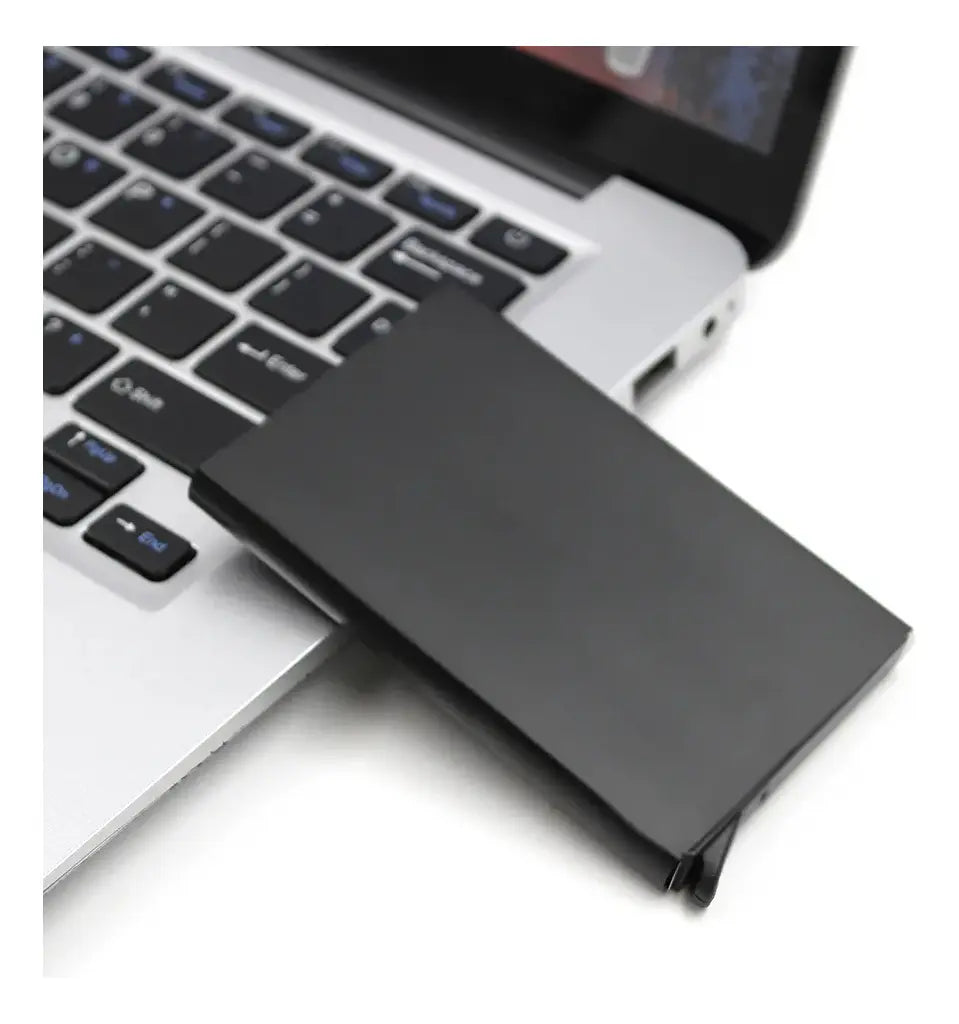 Tarjetero Automatico 5 Colores Aluminio Rfid Protection