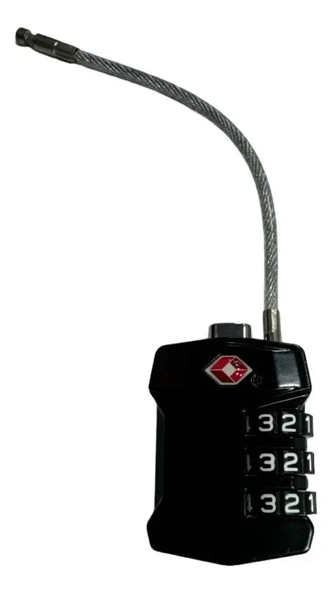 Candado Flexible Tsa Combinacion 3 Digito Equipaje Seguridad