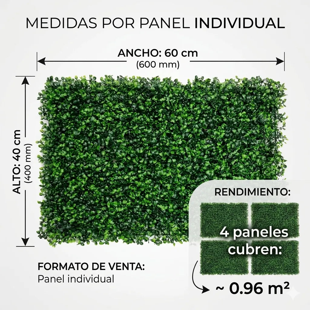 Jardineria Vertical Artificial Panel Cesped Muro Cerco