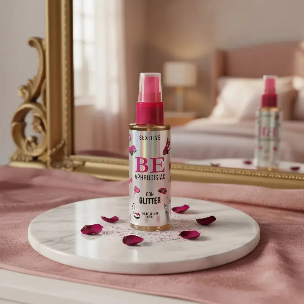 Body Splash Sexitive Be Afrodisiaco con Glitter 60ml