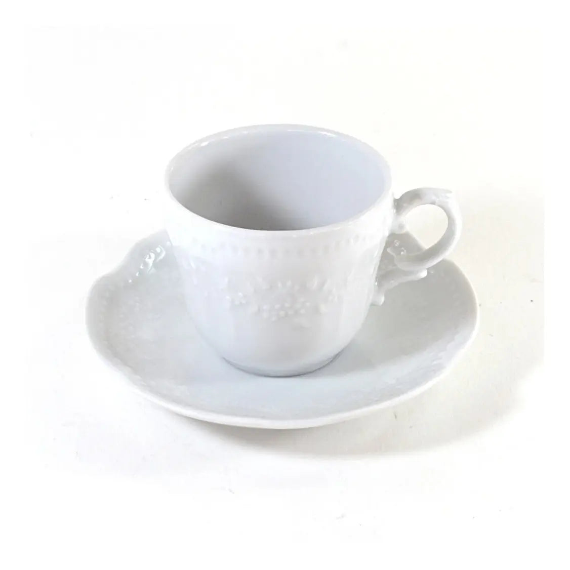 X6 Taza Café C/ Plato De Porcelana, Línea Mozart, Verbano