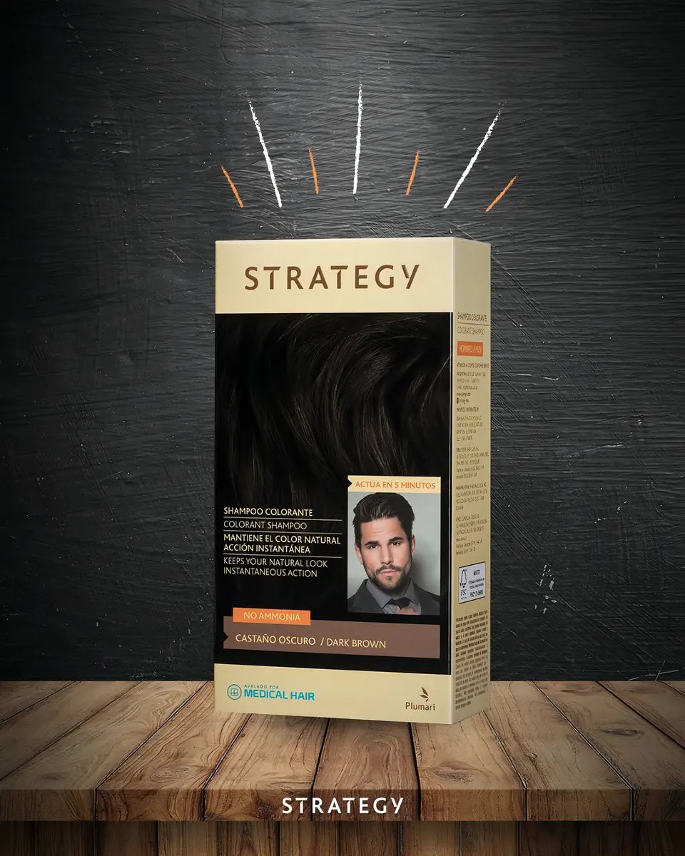 Strategy Castaño Oscuro - Shampoo Colorante