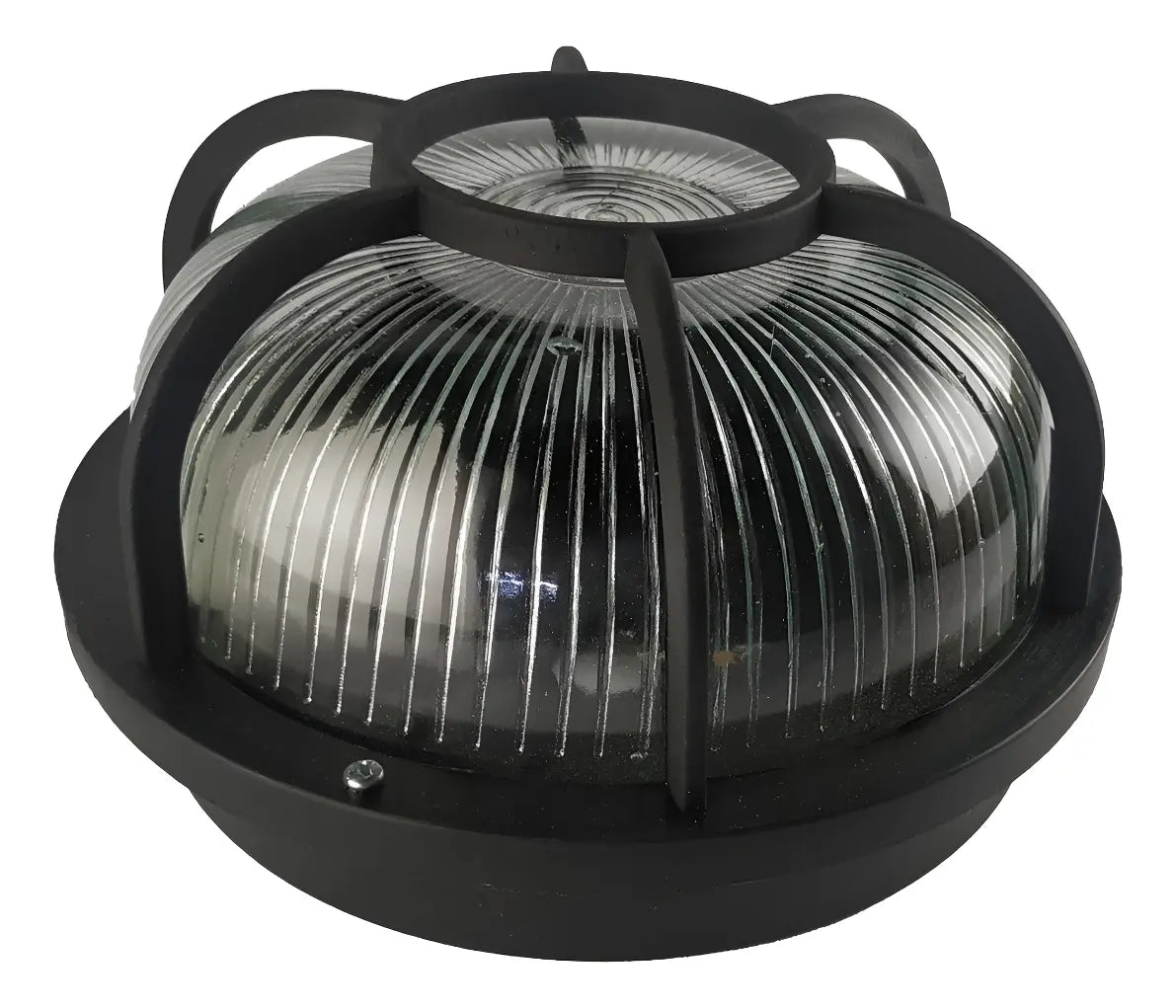 Aplique Tortuga Plastica Redonda E27 60w Blanca / Negra