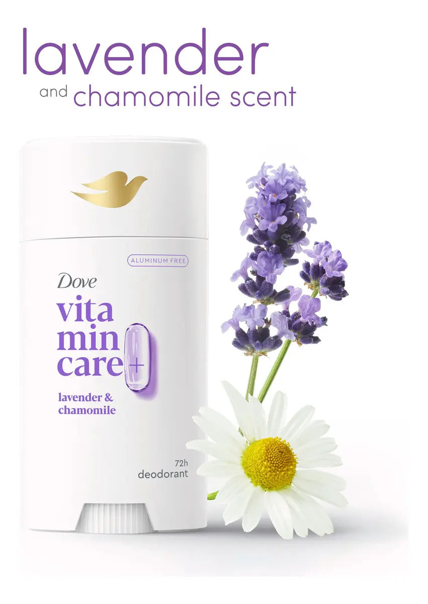 Desodorante Dove Vitamin Care Lavanda Y Manzanilla 72 Hrs