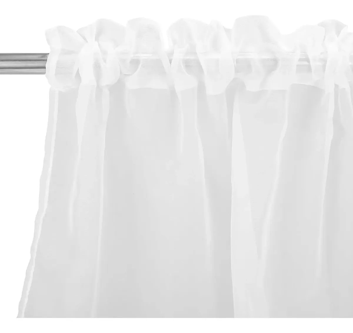 Cortina De Ambiente Voile Liso 290 X 210 Cm Traslucido
