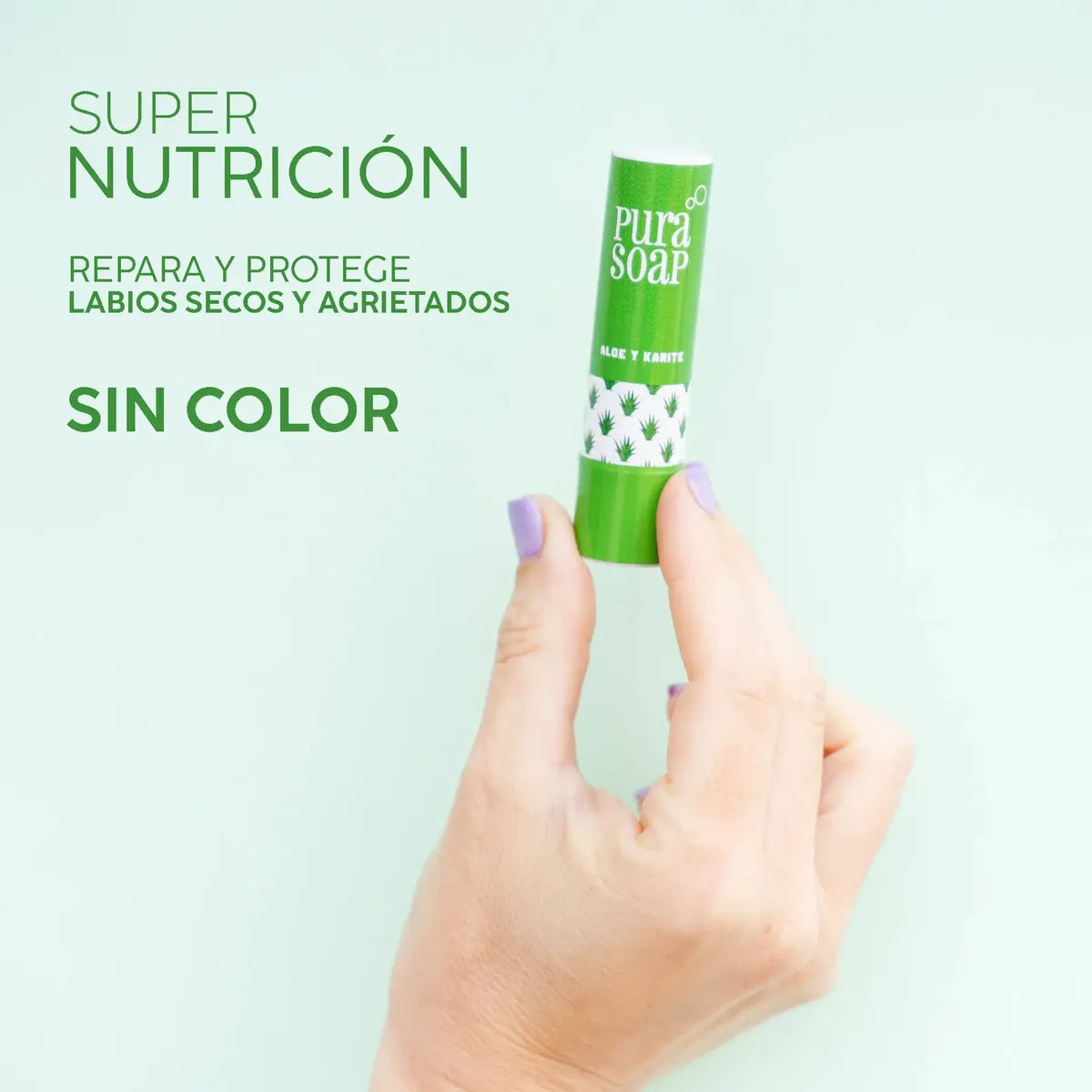 Bálsamo Aloe Vera Paraben Free Pura Soap Oficial