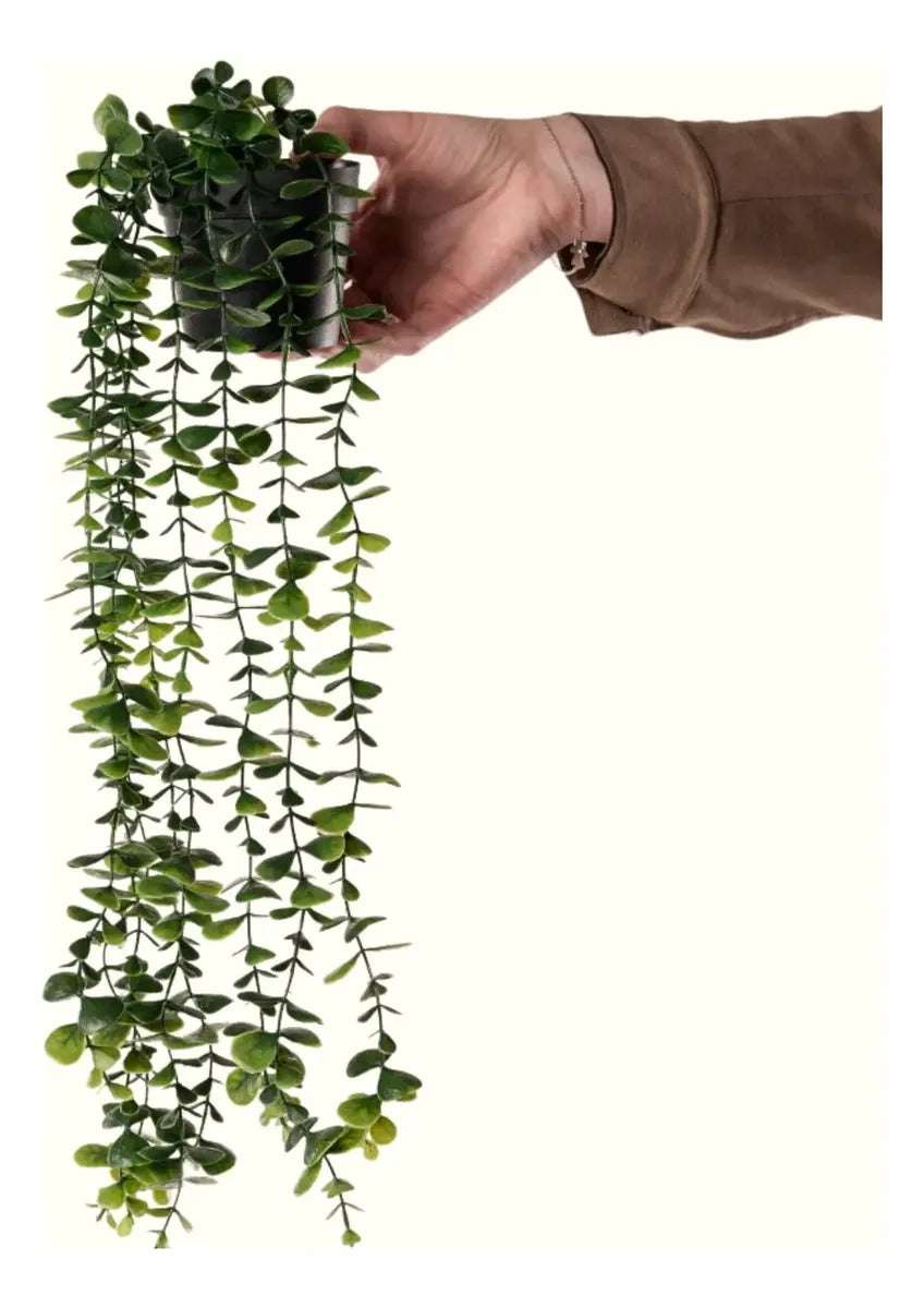 Enredadera Artificial Planta Colgante Con Maceta 110cm