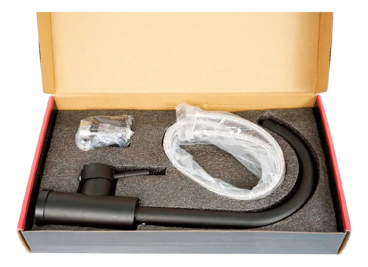 Griferia Pico De Ganso Acero Inoxidable Ah Home Baño Ah04