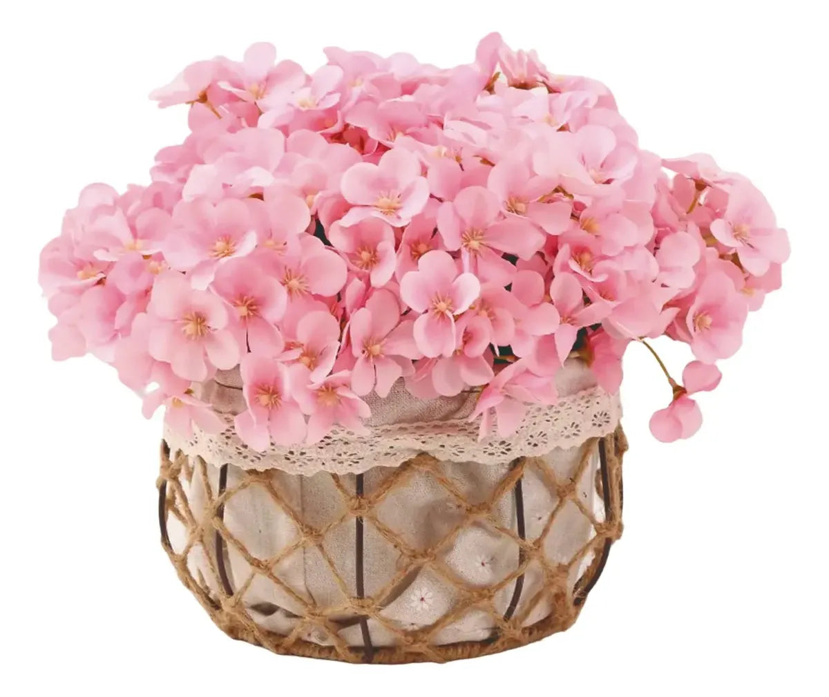 Ramo De Flores Artificiales Modelo Begonias