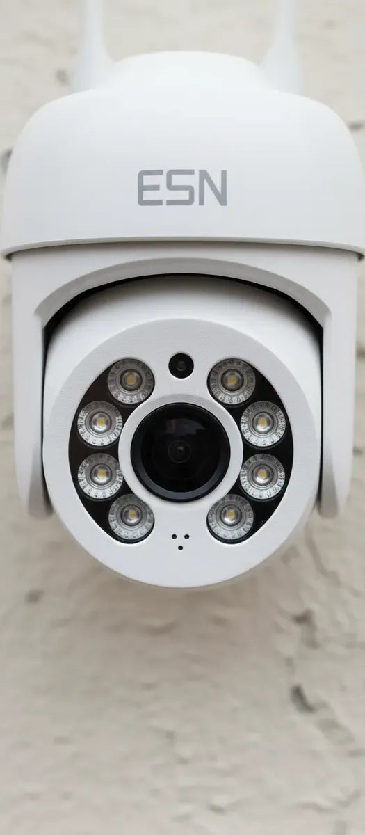 Cámara Seguridad Esn Wifi 5g Hd Con Luz, Alarma Y Audio