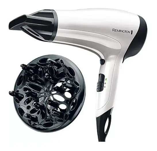 Secador De Pelo Remington D3015 2000w Cerámica Iones Color Blanco