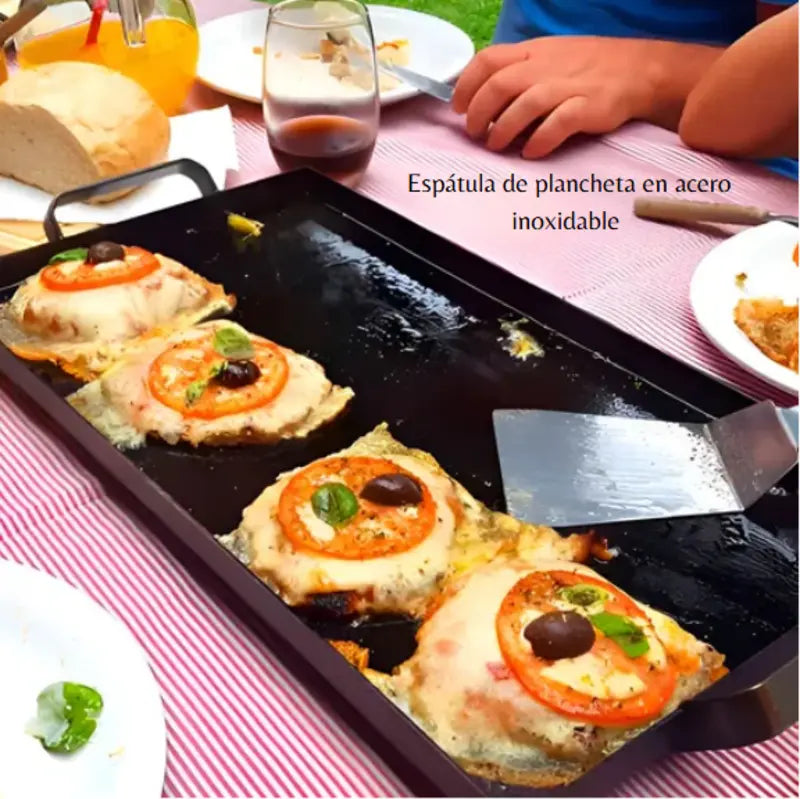 Combo Plancheta - La Planchetta 2 Hornallas + Espatula