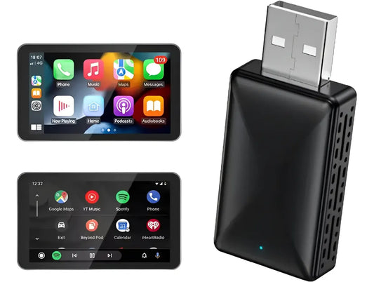 Adaptador Inalambrico Para Carplay Y Android Auto 2 En 1