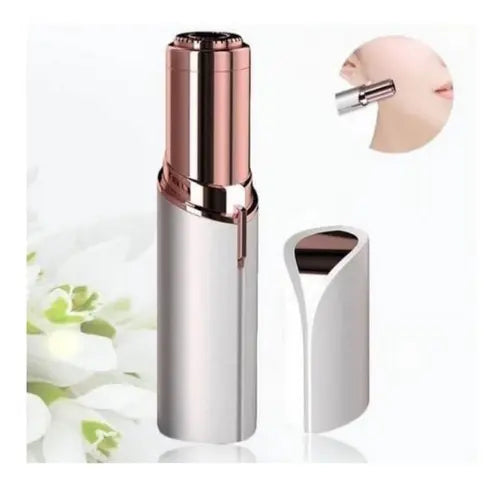 Depiladora Facial Recargable Portatil Sin Dolor Color Blanco