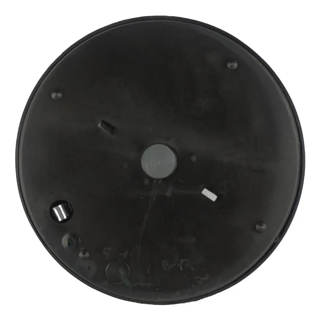 Aplique Tortuga Plastica Redonda E27 60w Blanca / Negra