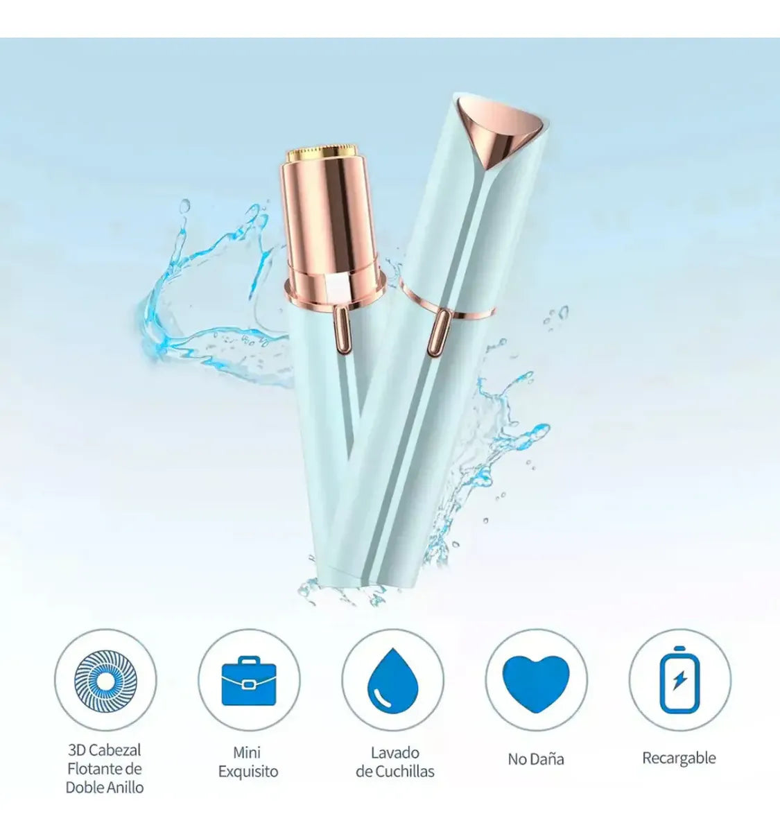 Depiladora Usb Facial Removedor Vello Dama Mujer