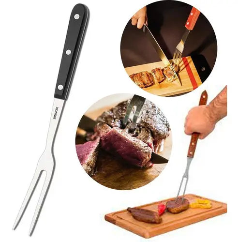 Tenedor profesional para trinchar barbacoa de acero inoxidable 5