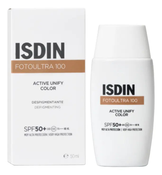 Bloqueador Foto Ultra 100 Isdin Active Unify Color Spf 50