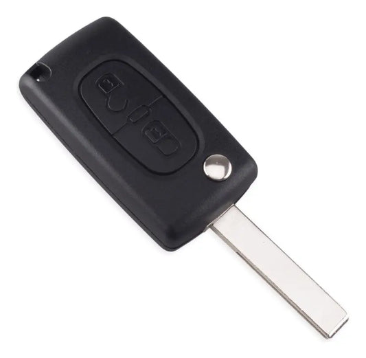 Carcasa Navaja + Llave 2 Botones Hu83 S/portapila Ce0523