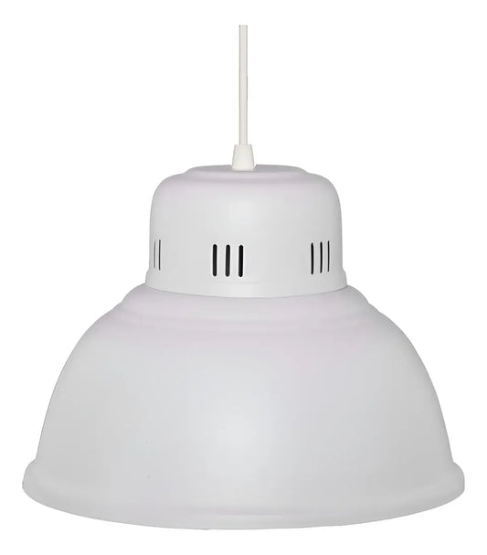 Lampara Colgante Galponera Industrial En Chapa Galvanizada