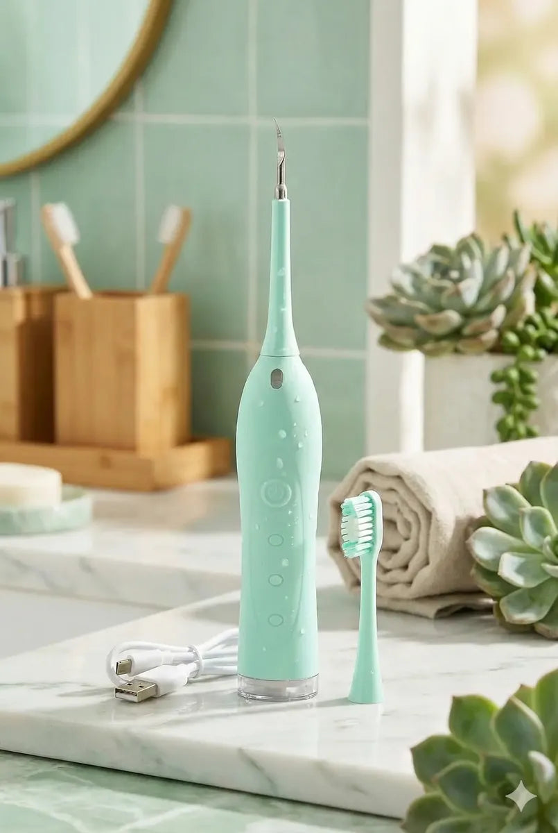 Cepillo + Limpiador Dental Electrico Recargable Usb