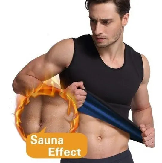 Faja Camiseta Termica Reductora Compresion Deportiva Hombre
