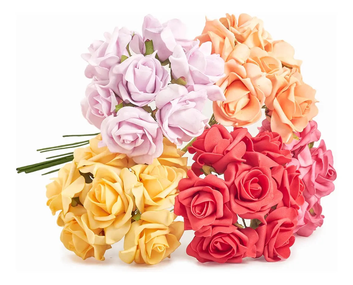 Ramo De Goma Eva 7 Flores!
