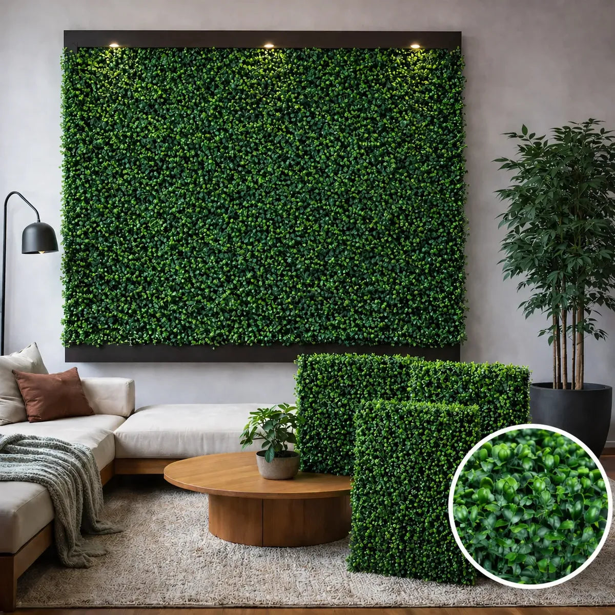 Jardineria Vertical Artificial Panel Cesped Muro Cerco