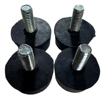 Pata De Goma Con Tornillo 5/16 Art 511 X 4 Unidades