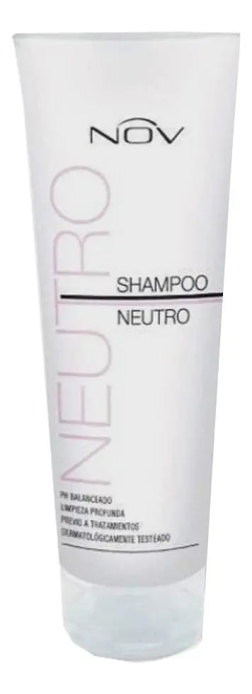 Shampoo Nov Neutro Alisados Peluqueria Uso Diario X 240 Ml