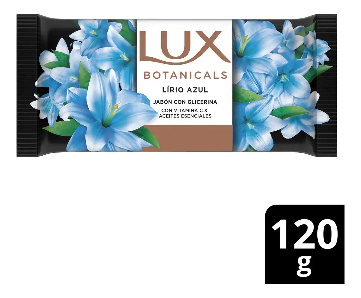 Jabón En Barra Lux Botanicals Lirio Azul 120g