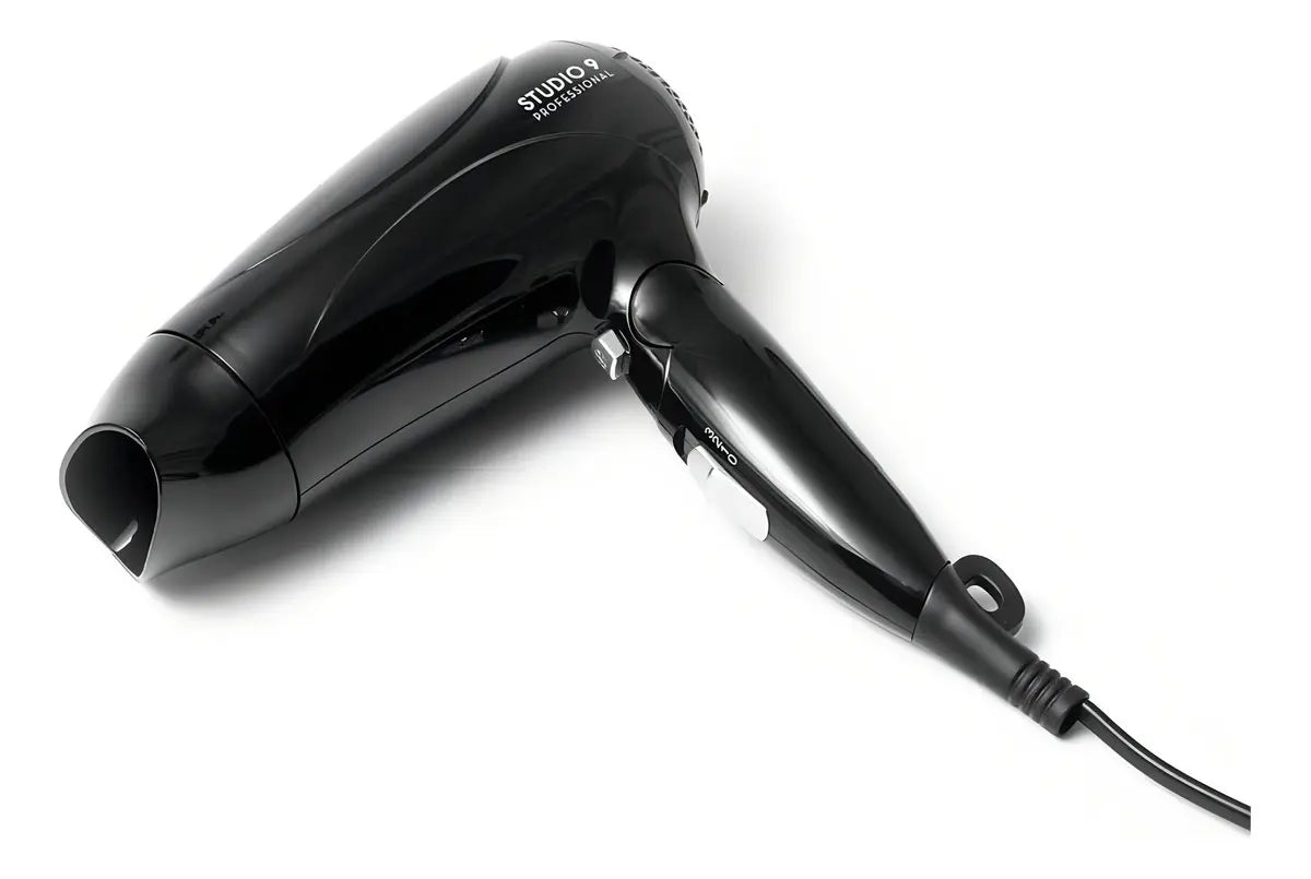 Secador de Pelo Studio 9 Professional 2400W iónico plegable negro