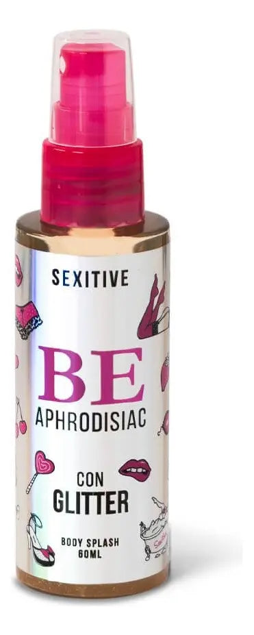 Body Splash Sexitive Be Afrodisiaco con Glitter 60ml