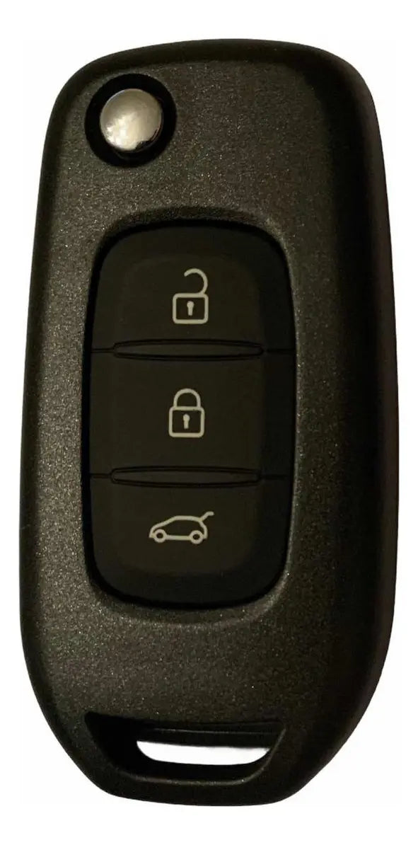 Carcasa Navaja Llave 3 Botones Kwid Vac102 Espalda Blanca