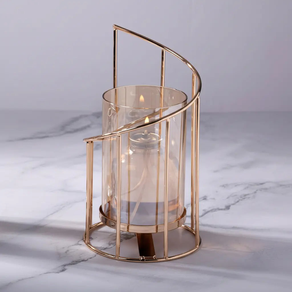Vela De Parafina Liquida Premium Con Portavela Fibonacci