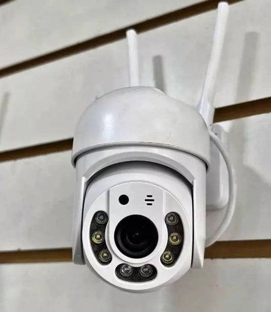 Cámara de seguridad Genérica Exterior con resolución 2MP visión nocturna incluida color blanco